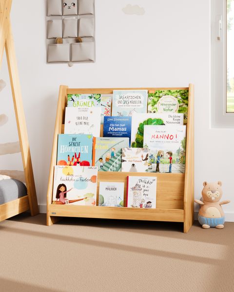 Robin Kinder-Bücherregal, Massivholz Erle online kaufen bei BioKinder