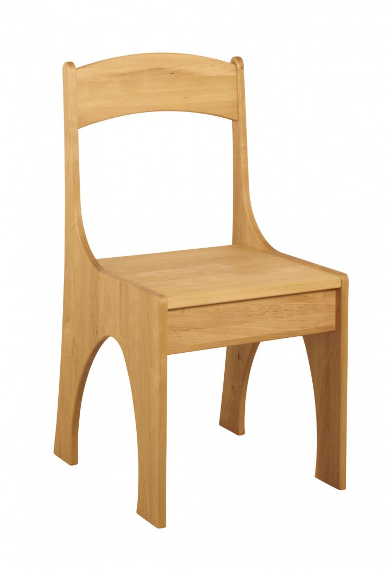 BioKinder Levin Stuhl für Erwachsene Erle Massivholz geölt Kindergarten