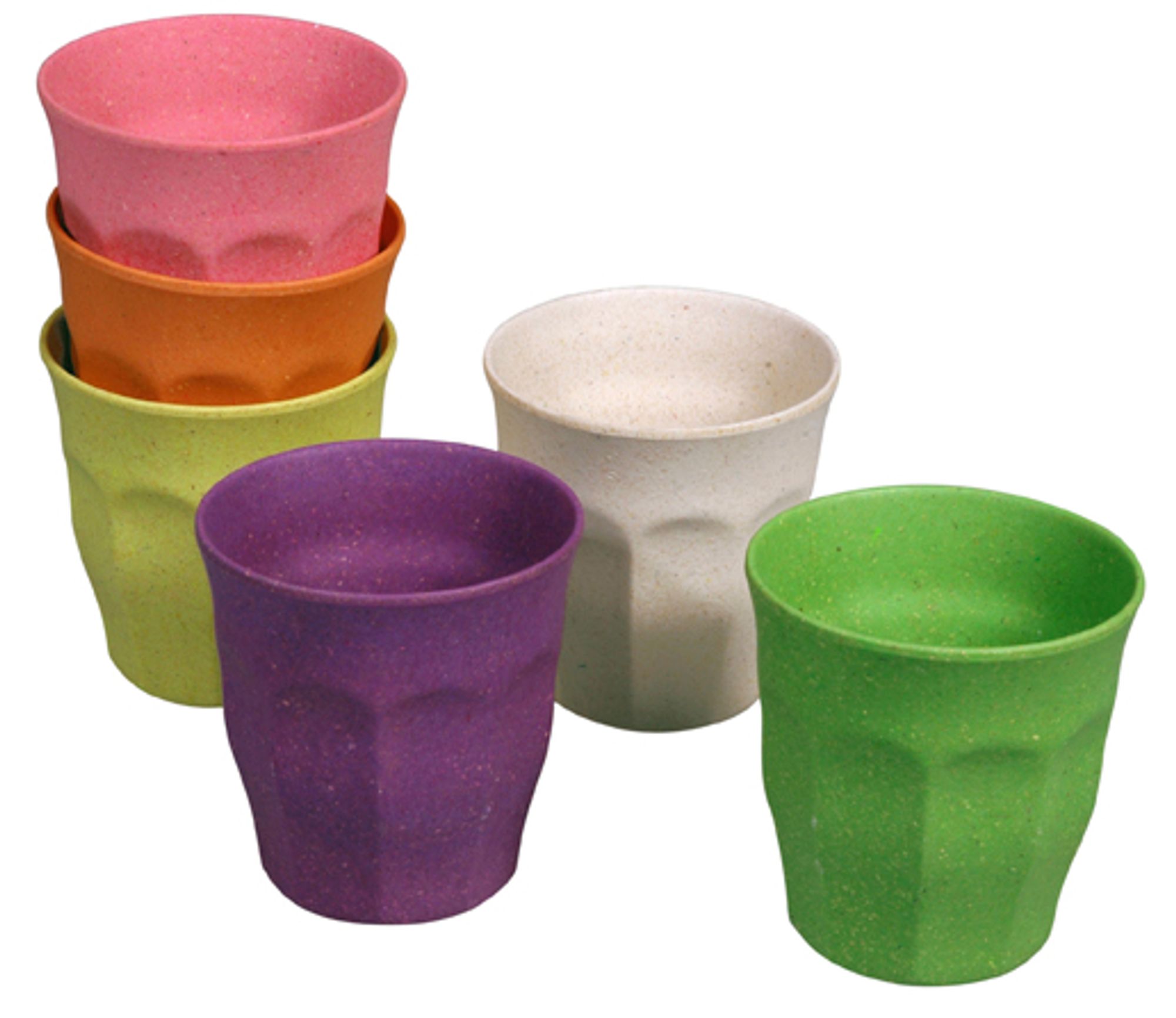 BioKinder | Regenbogen Becher aus Bambus und Maisfaser, Zuperzozial