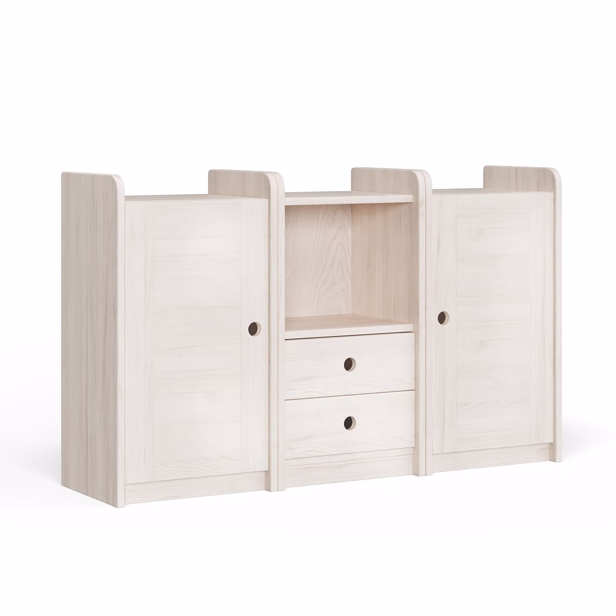 Set Lara Regalkombination 3-teilig mit 2 Türen 80 cm Set Lara Regalkombination 3-teilig mit 2 Türen 80 cm sb