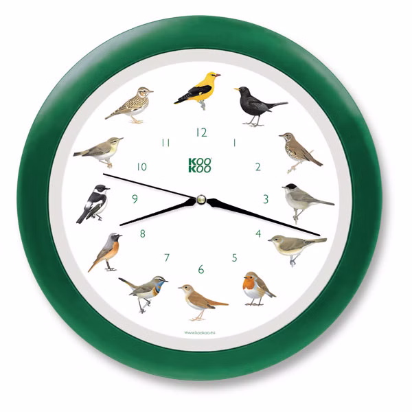 Wanduhr, Vogelstimmen Wanduhr, Vogelstimmen