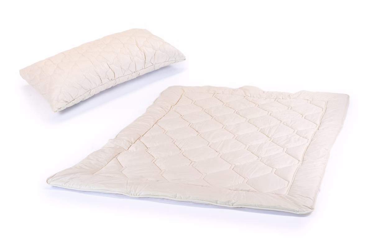 Set Decke mit Kissen Schurwolle, bionik Set Decke mit Kissen Schurwolle, bionik