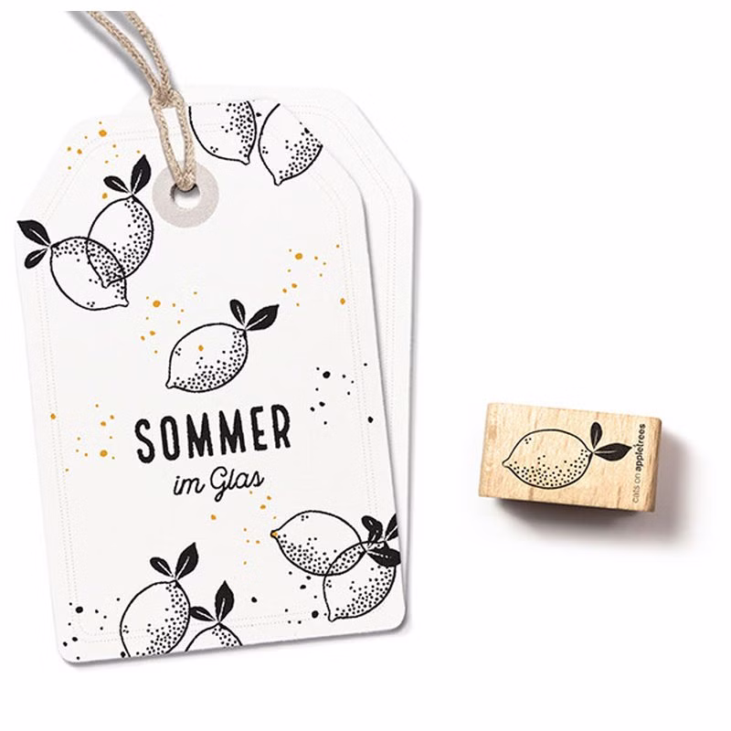 Stempel Zitrone Stempel Zitrone