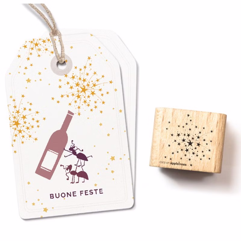 Stempel Sternenfeuer, Wunderkerze Stempel Sternenfeuer, Wunderkerze