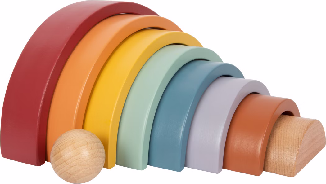 Holzbausteine Regenbogen Holzbausteine Regenbogen