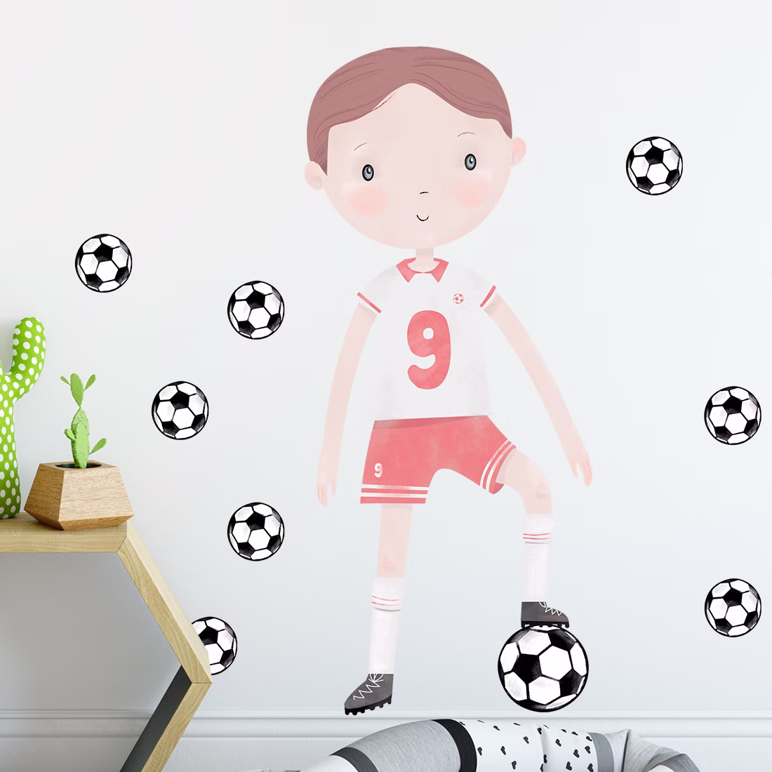 Wandsticker Fußballspieler Wandsticker Fußballspieler sb