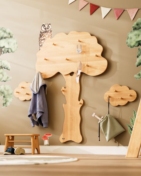 Baumgarderobe, Massivholz Erle online kaufen bei BioKinder