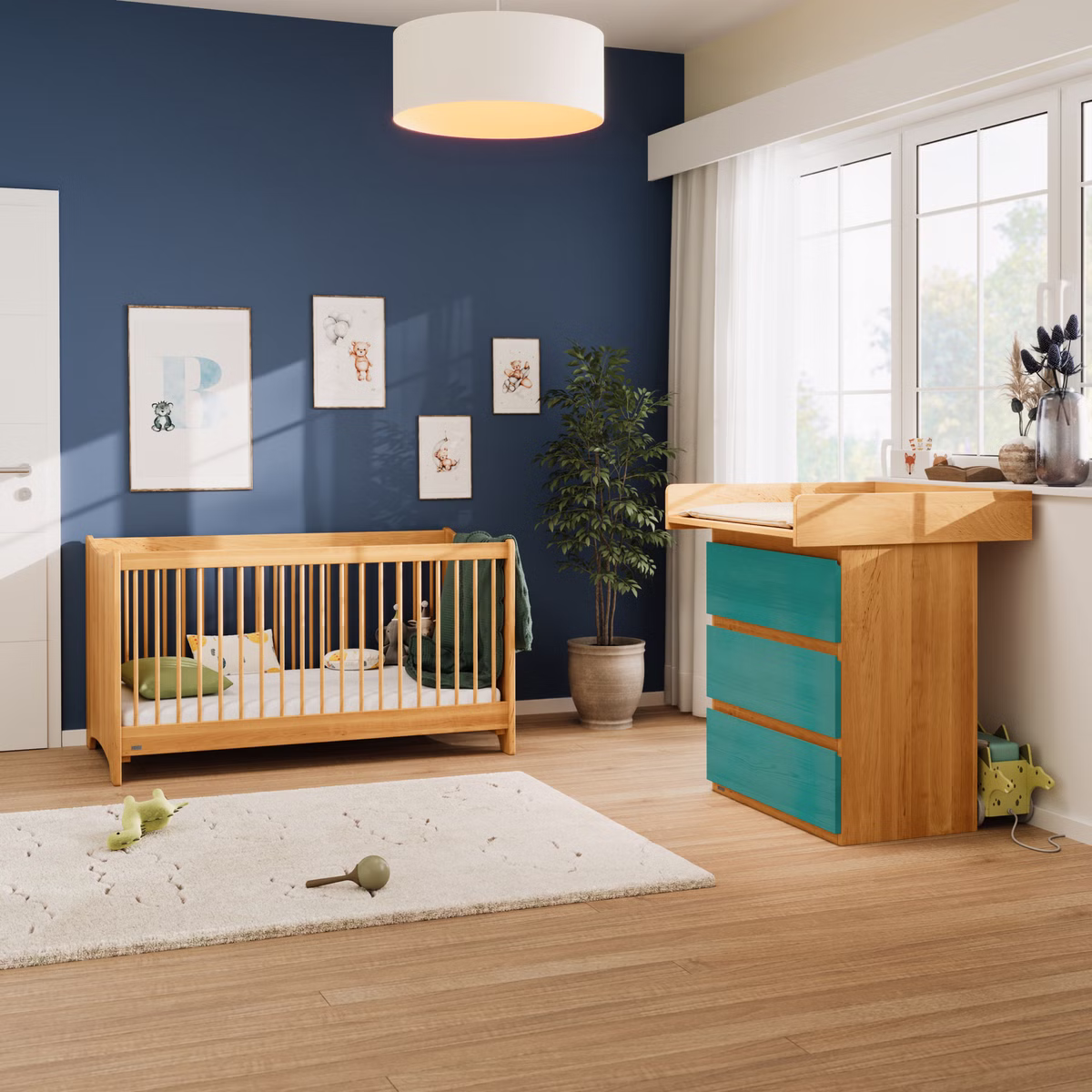 Starter-Set Finn Babybett und Wickelkommode Starter-Set Finn Babybett und Wickelkommode