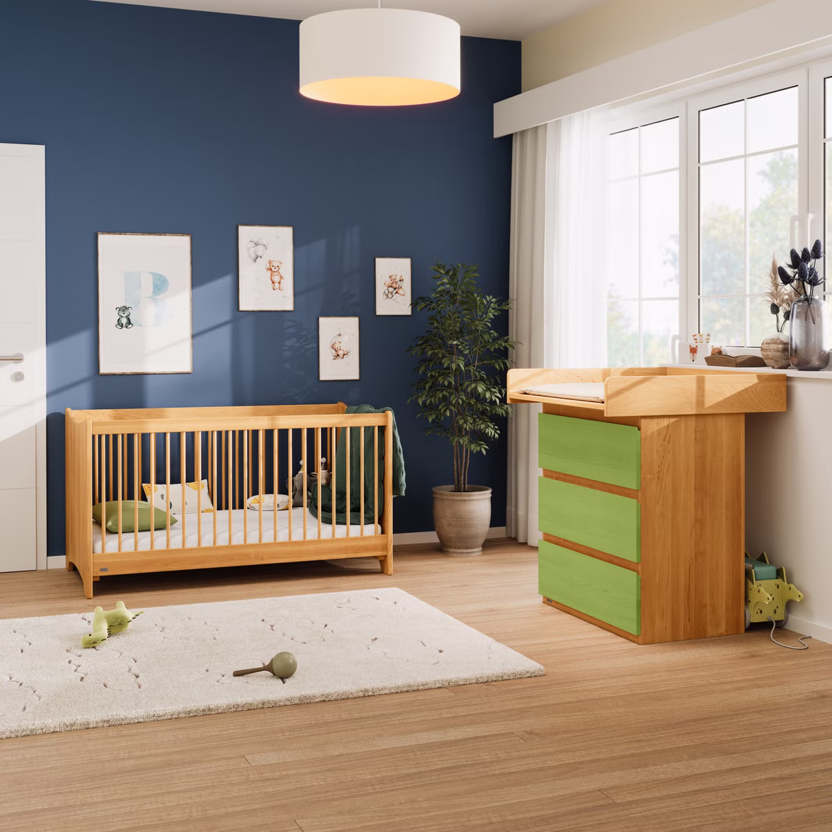 Starter-Set Finn Babybett und Wickelkommode Starter-Set Finn Babybett und Wickelkommode