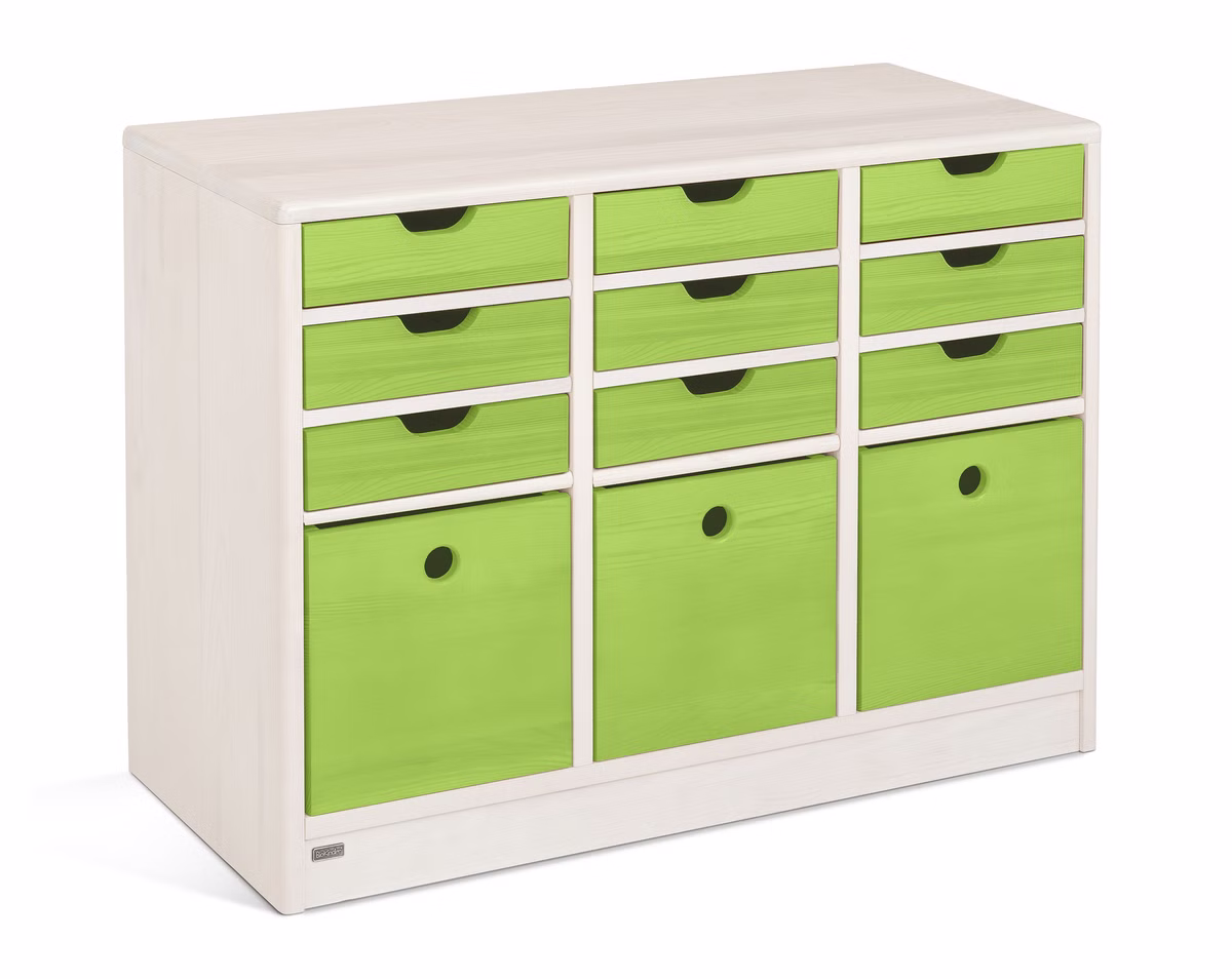 Robin Regal breit Set 3, mit Regalboxen & Schubladen Robin Regal breit Set 3, mit Regalboxen & Schubladen