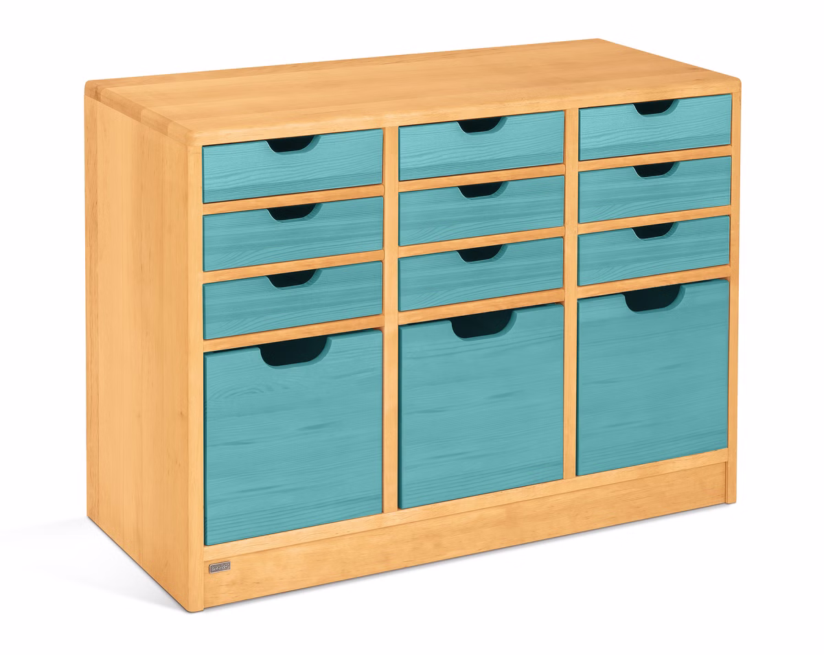 Robin Regal breit Set 3, mit Regalboxen & Schubladen Robin Regal breit Set 3, mit Regalboxen & Schubladen