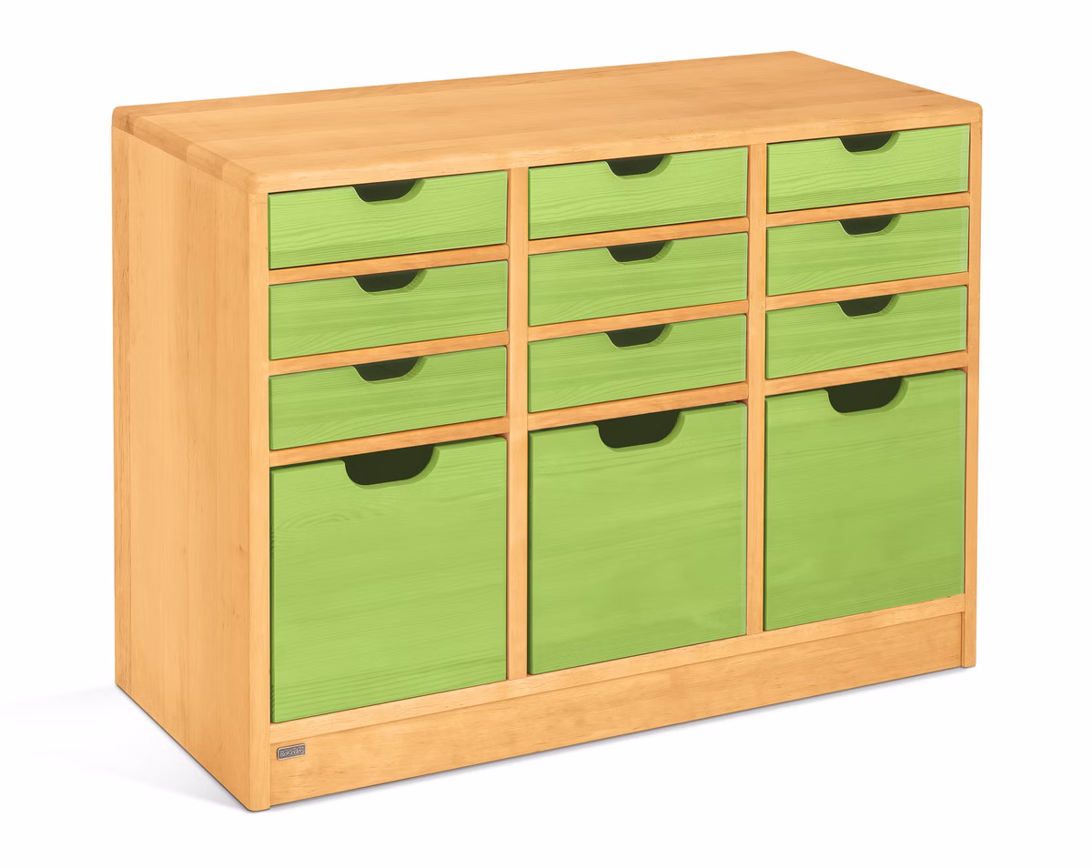 Robin Regal breit Set 3, mit Regalboxen & Schubladen Robin Regal breit Set 3, mit Regalboxen & Schubladen