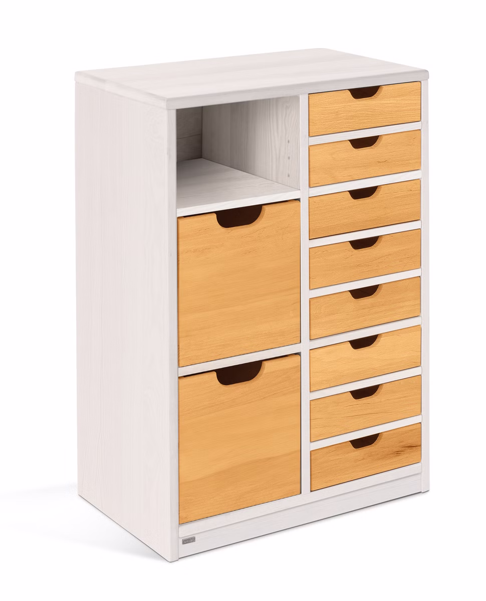 Robin Regal schmal Set 10, mit Regalboxen & Schubladen Robin Regal schmal Set 10, mit Regalboxen & Schubladen