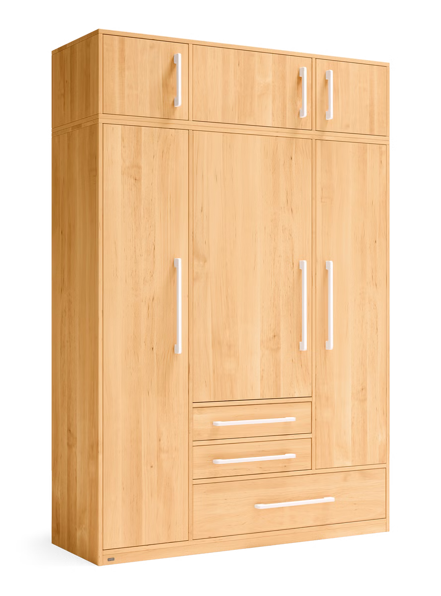 Henry Kleiderschrank 3-türig mit Aufsatz Henry Kleiderschrank 3-türig mit Aufsatz