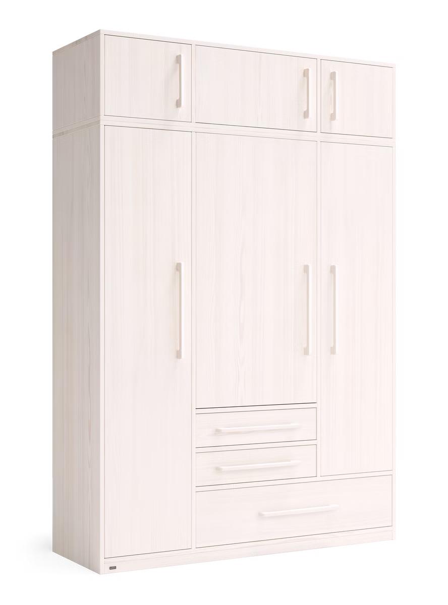 Henry Kleiderschrank 3-türig mit Aufsatz Henry Kleiderschrank 3-türig mit Aufsatz