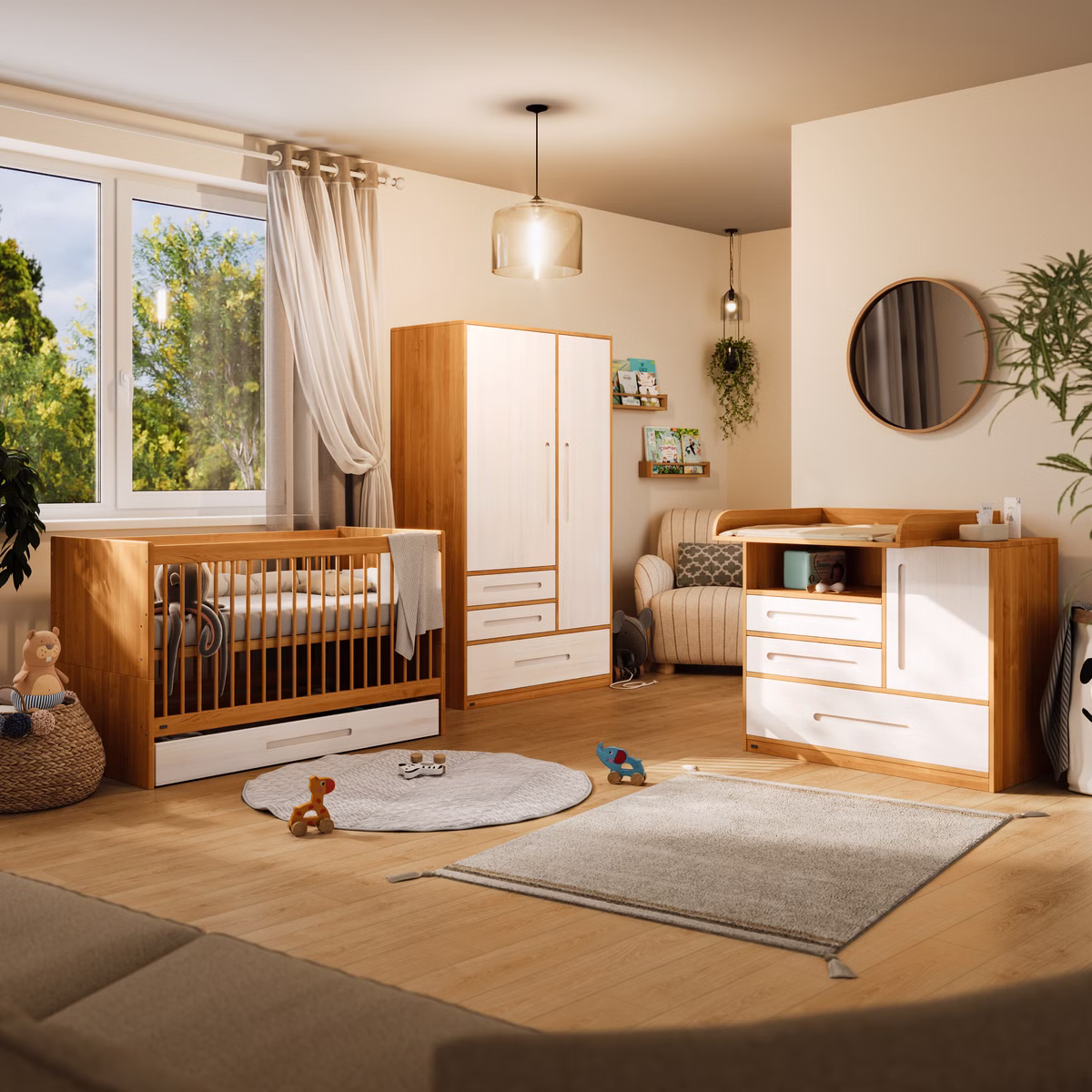 Lina Babyzimmer mit bionik Matratze Lina Babyzimmer mit bionik Matratze