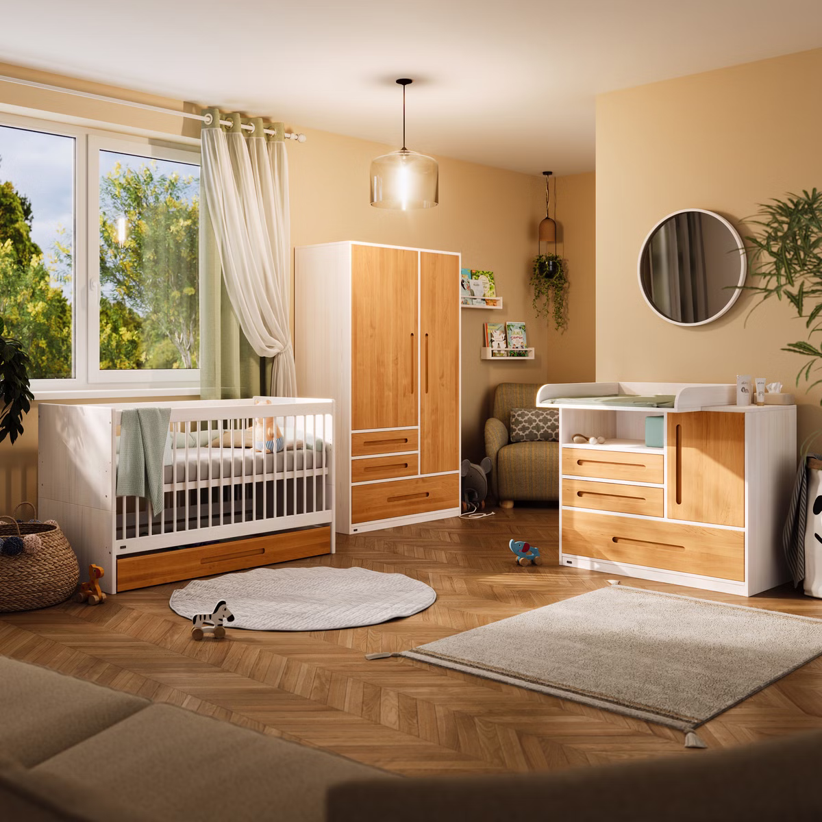 Lina Babyzimmer mit bionik Matratze Lina Babyzimmer mit bionik Matratze