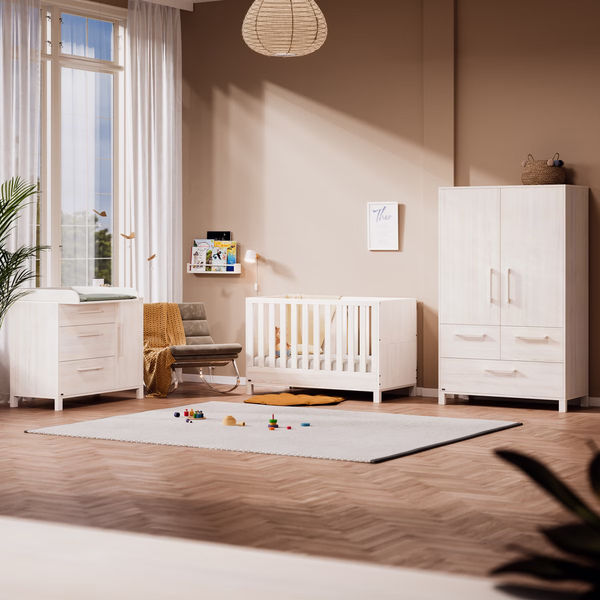 Set Theo Babyzimmer mit bionik Matratze Set Theo Babyzimmer mit bionik Matratze